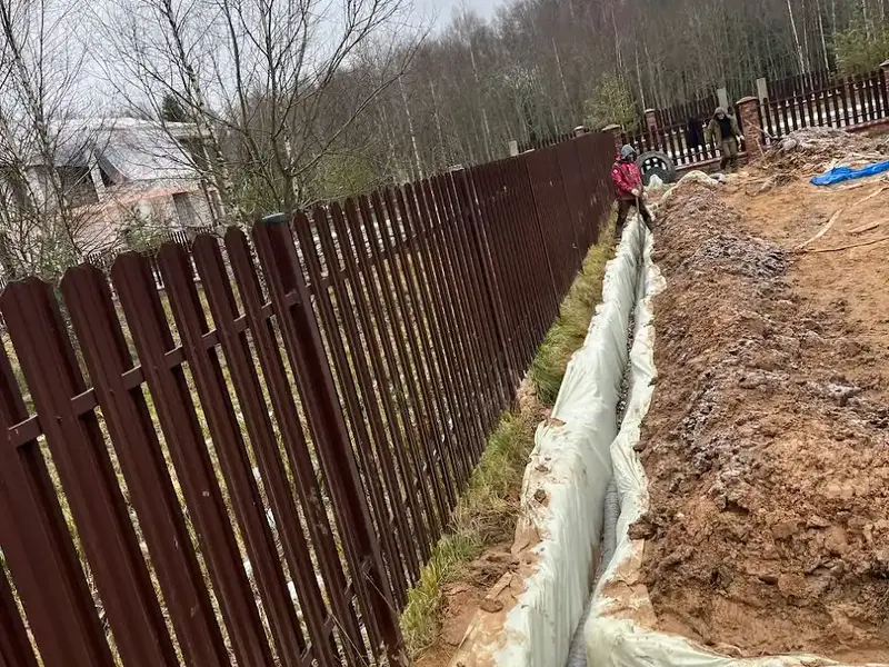 Поверхностный дренаж для отвода дождевой воды